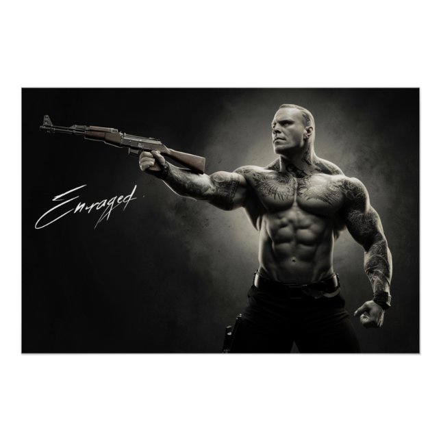 Póster Poster Homme Enraged 08 (Frente)
