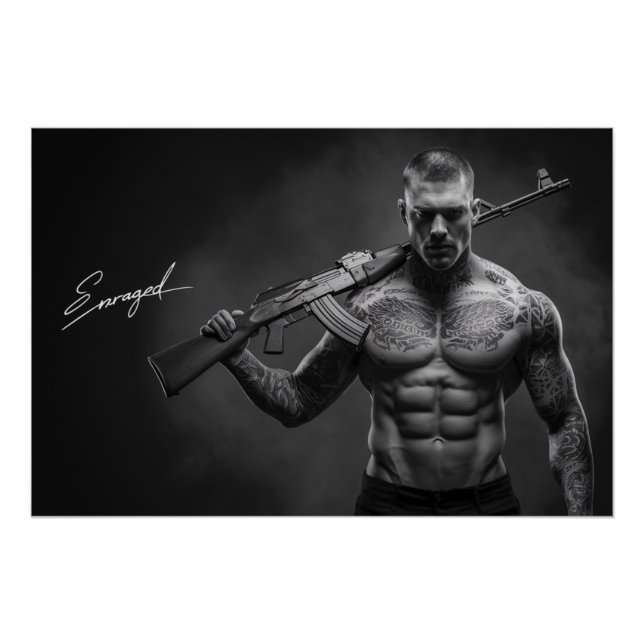 Póster Poster Homme Enraged 10 (Frente)