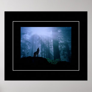 Poster Poster-Howling Wolf