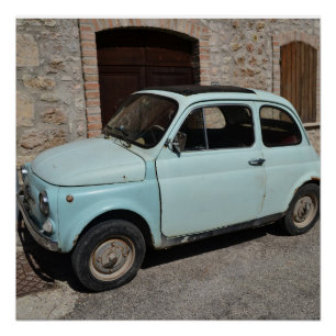 Póster Poster idade Fiat - fotografias 500