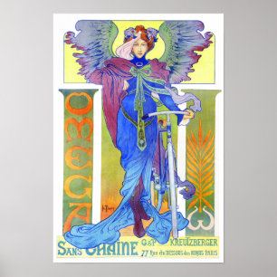 Póster Poster/impressão:  Anúncio da bicicleta do vinta