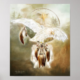 Póster Poster/impressão brancos da arte dos sonhos de