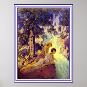 Póster Poster/impressão: Cachoeira - por Maxfield Parris