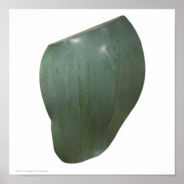 Poster Poster/Impressão: "Celadon Undulate" (Frente)
