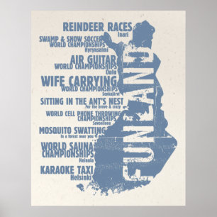 Poster Poster/impressão colossais da lista 3 de Finlandi