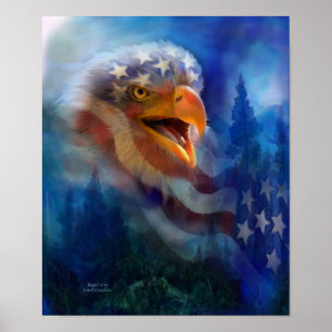 Póster Poster/impressão da arte do grito de Eagle