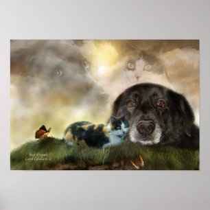 Poster Poster/impressão da arte dos melhores amigos