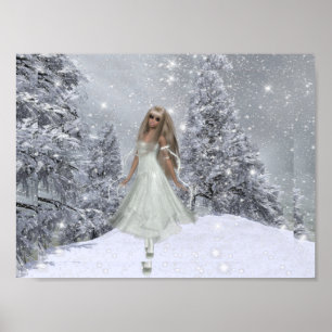 Póster Poster/impressão da beleza D1 do inverno