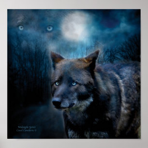 Póster Poster/impressão da meia-noite da arte do espíri