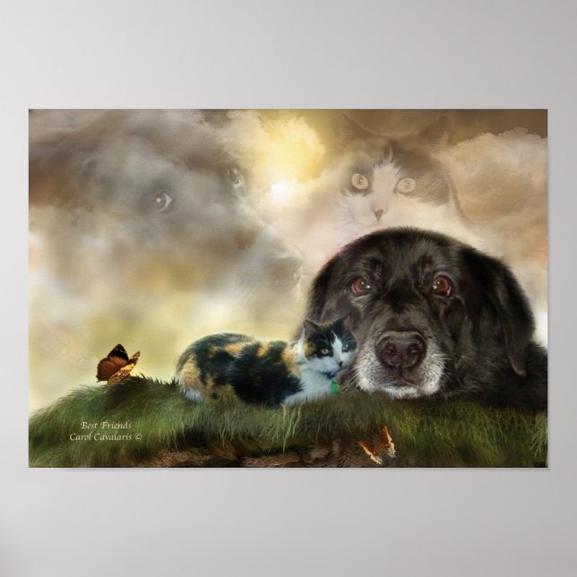 Poster Poster/Impressão de arte dos melhores amigos (Frente)