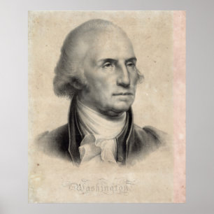 Poster Poster/impressão do retrato de George Washington