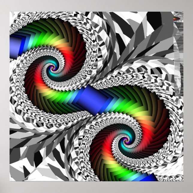 Póster Poster/Impressão: Espiral do espectro (Frente)