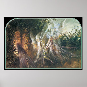 Póster Poster/impressão: Fadas por John Anster Fitzgeral