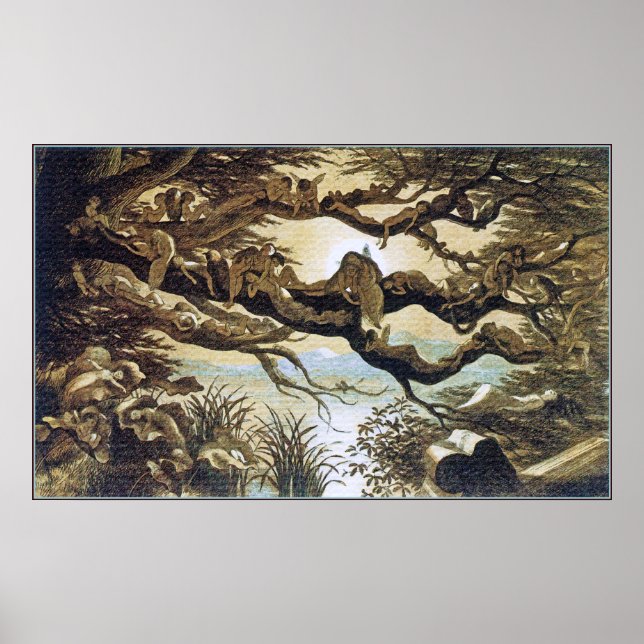 Póster Poster/Impressão: Fairyland: Dormindo à Lua (Frente)