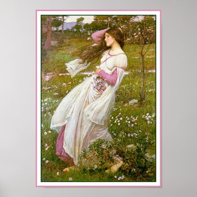 Póster Poster/Impressão: Flores - por John Waterhouse (Frente)