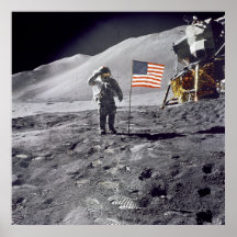Poster/Impressão: Homem na Lua - NASA 1969