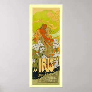 Poster Poster/Impressão: Iris - Art Nouveau