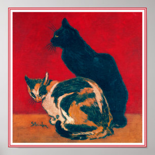 Poster Poster/Impressão: Les Chats by Theophile Steinlen