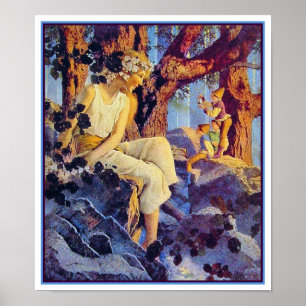 Póster Poster/impressão: Menina com duendes - Maxfield