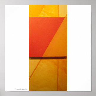 Poster Poster/Impressão: "Sobrepor I-Orange"