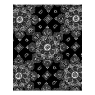 Póster Poster imprimível com Medallion Design