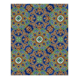 Póster Poster imprimível com Medallion Design