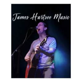 Póster Poster - James Hartsoe Music cantando