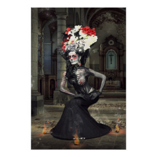 Póster Poster Jeff Mougenot/Frederica Lolly (catrina)