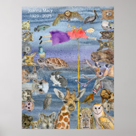 Poster Poster: Joanna flying amongst the animals