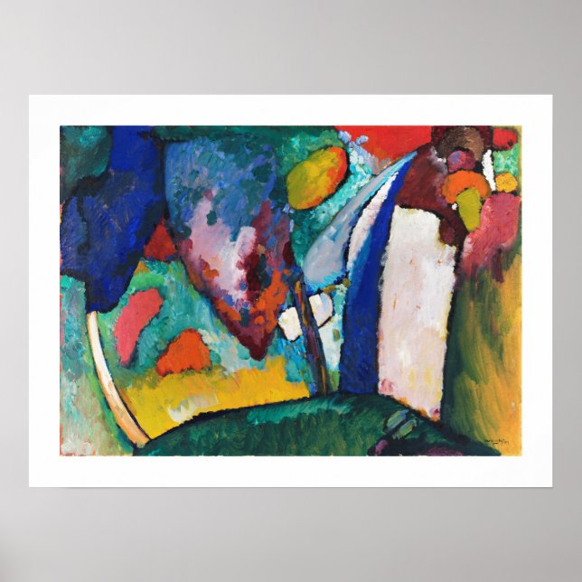 POSTER POSTER: KANDINSKY: A QUEDA DE ÁGUA (Frente)