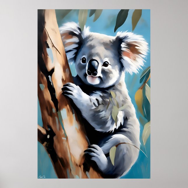 Poster Pôster | Koala | Arte (Frente)