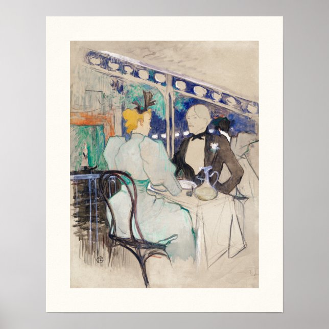 POSTER POSTER: LAUTREC DE CUIDADOS : AUX AMBASSADEUS (Frente)