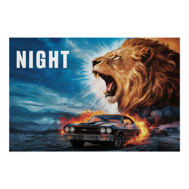 Póster Poster Lion 05 (Frente)