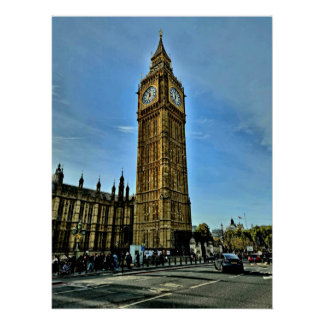 Póster Poster Londre Big Ben
