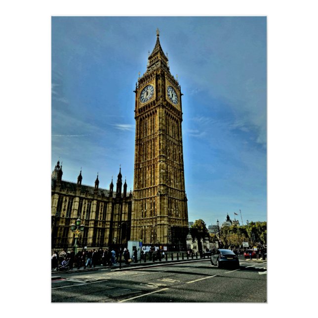 Póster Poster Londre Big Ben (Frente)