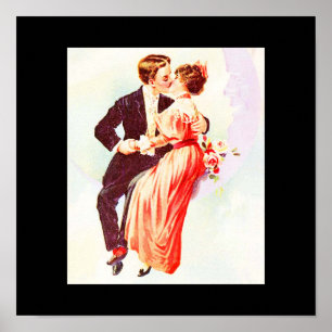 Póster Poster-Love Art-Vintage Namorados 6