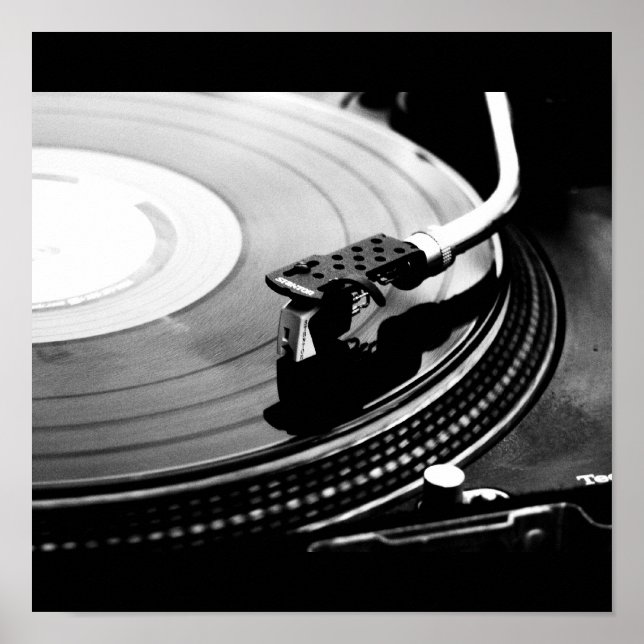 Poster Poster-Love the Arts-Record Player (Frente)