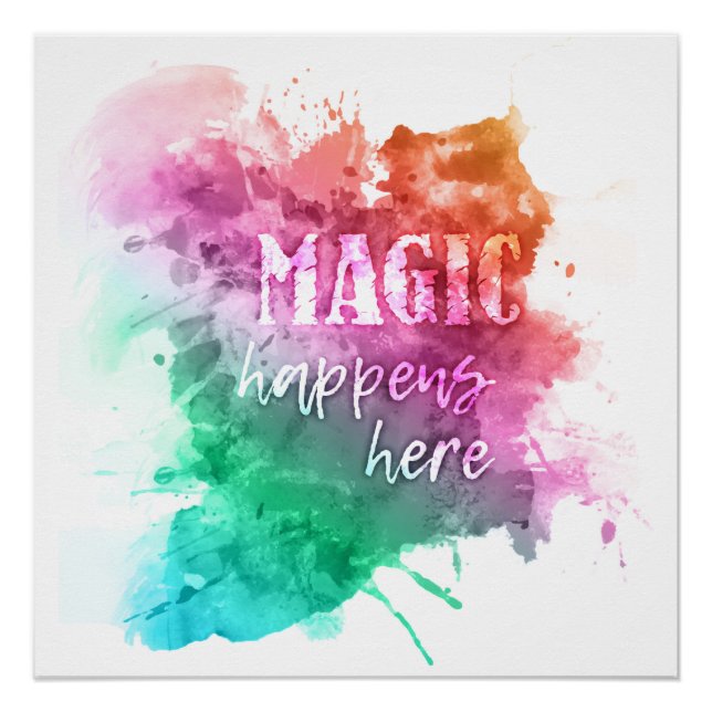 Póster poster "Magic" (Frente)