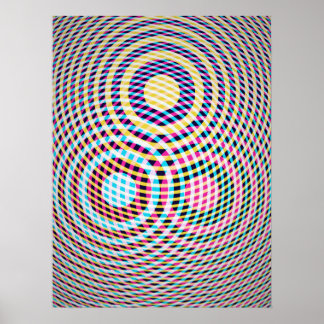 Poster Pôster Moire de Zona Tripla