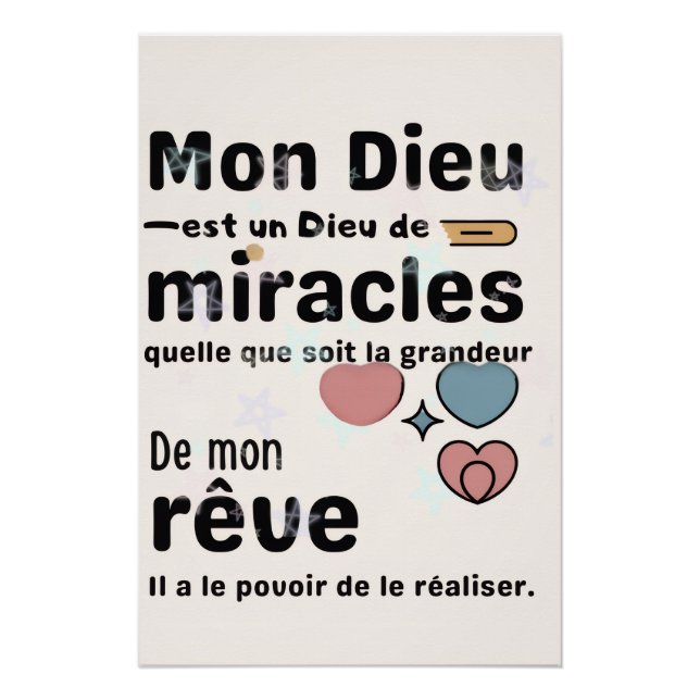 Póster Poster Mon Dieu  (Frente)