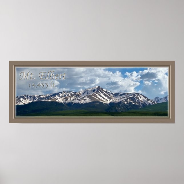 Póster poster-Mt Elbert (Frente)