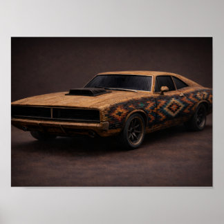 Poster Pôster Muscular de Fósforo Queimado KMKHeirloom