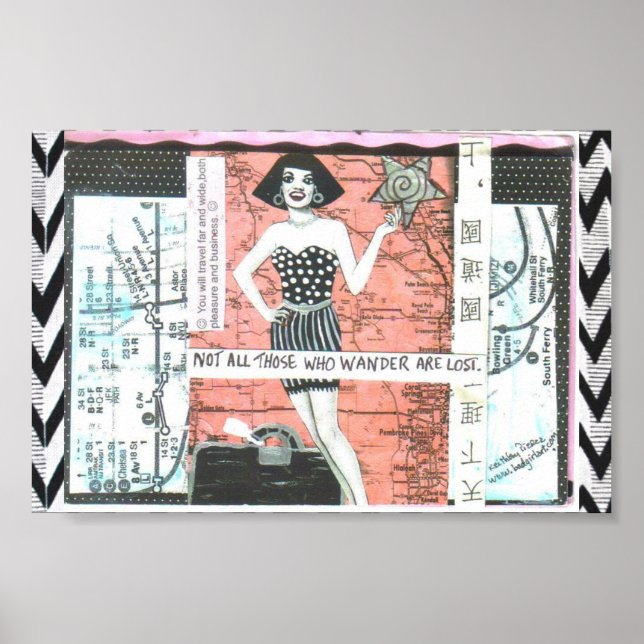 POSTER POSTER- NÃO TODOS OS QUE QUEREM SÃO PERDIDOS. (Frente)