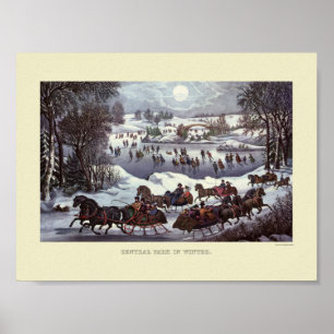 Poster POSTER: NATAIS VINTAGES: Central Park Nova Iorque