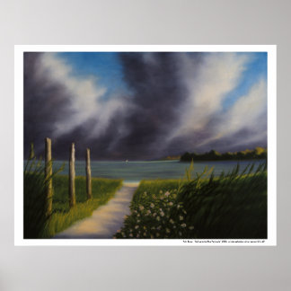 Poster Poster: "Navegando até a Península Azul"