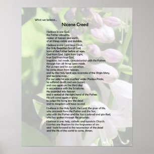 Poster Poster-Nicene Creed~ Personalizável!