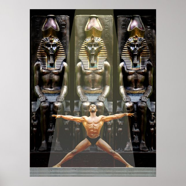 Poster Poster, no Templo dos Ramsés III (Frente)