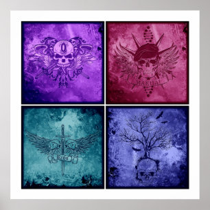 Póster Poster: O'Kanes, cavaleiros, Rios & logotipos de