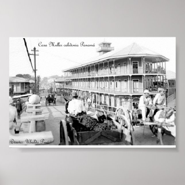 Poster Poster, Panamá (Frente)