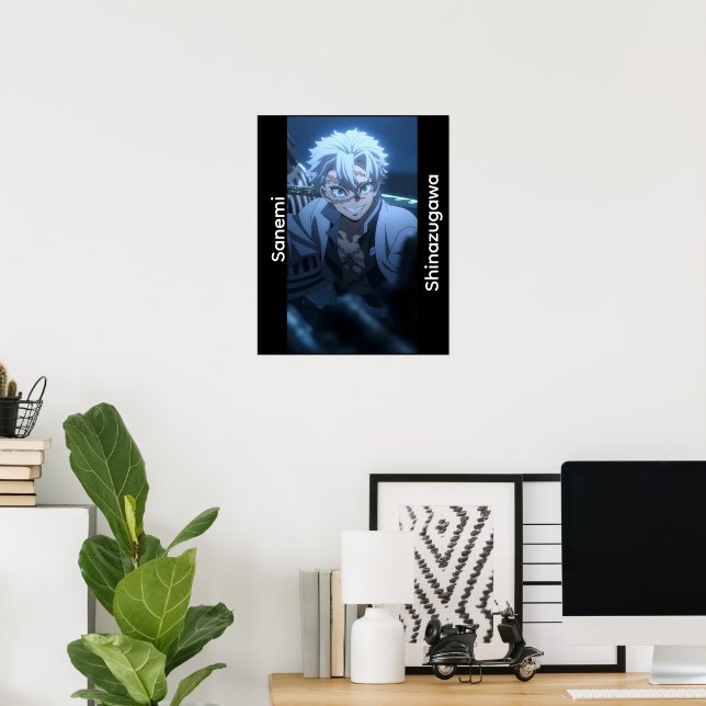 Poster pôster/papel de parede do SANEMI (Escritório em casa)